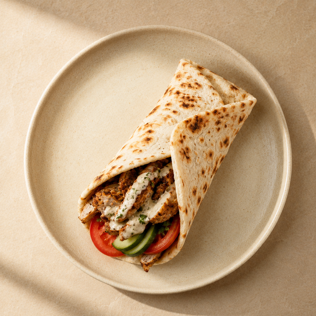 Shawarma wrap